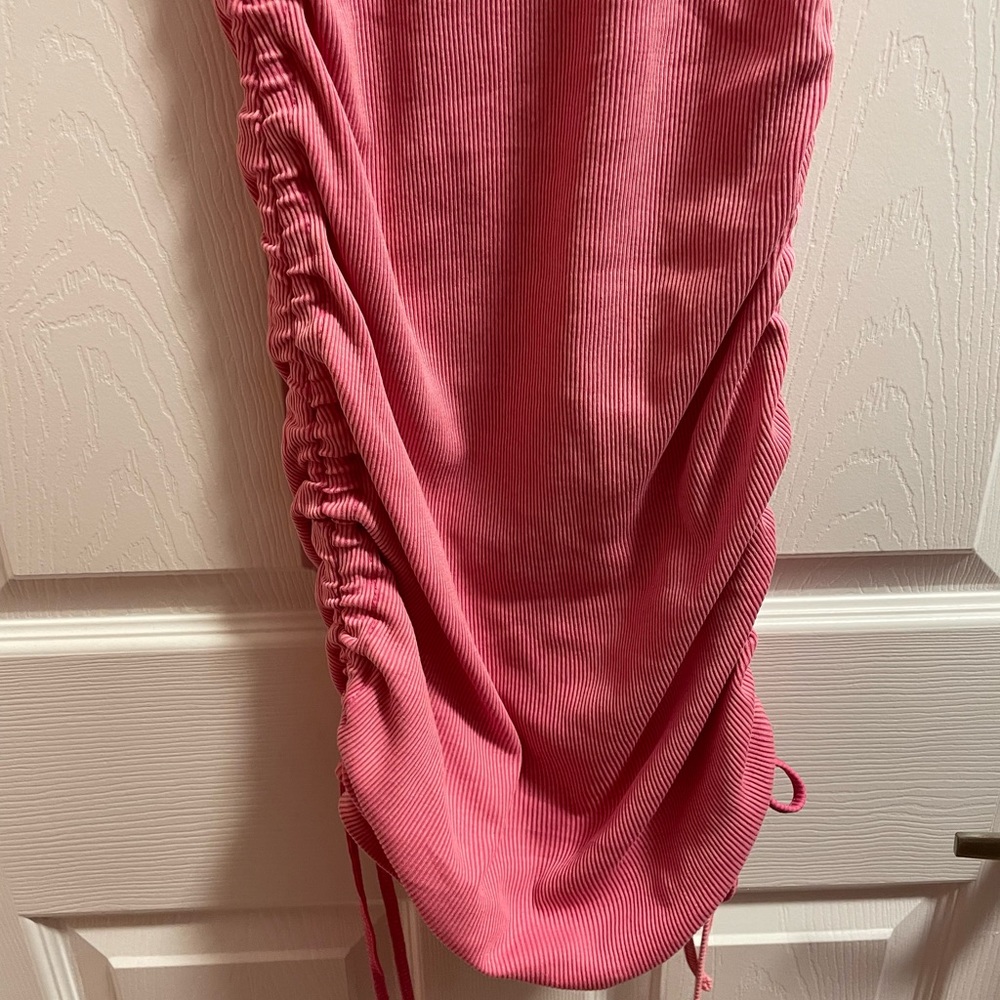 Garage Pink Ria Ruched Tank Dress - Picture 9 of 9